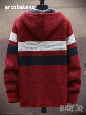 Мъжко есенно-зимно яке с качулка, 5цвята  , снимка 5 - Якета - 39241374