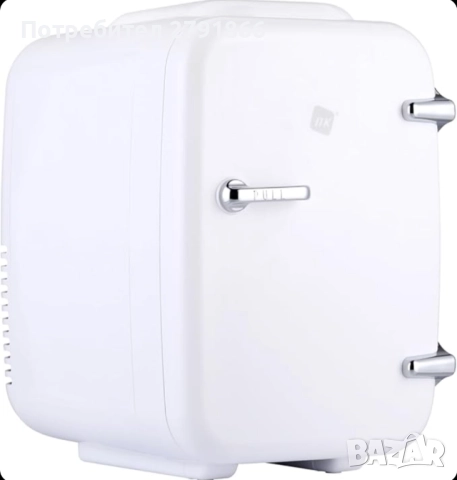 NK НОВ Мини хладилник преносим капацитет 4 литра 12V-220V функция за охлаждане и отопление, снимка 2 - Хладилници - 51689056