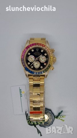 Часовник Rolex Daytona Rainbow Silver Cosmograph 40mm Automatic, снимка 4 - Мъжки - 43325698