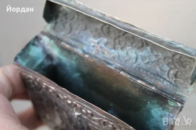 Сребърна паласка барутница, снимка 16 - Колекции - 47882196