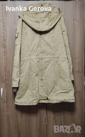 Юношеско зимно яке,с качулка,лицев плат 100%памук, снимка 2 - Якета - 51870003