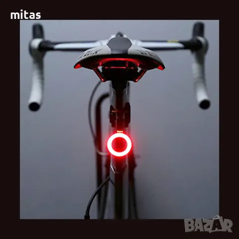 LED TAIL LIGHT стоп светлина за велосипед колело с висока яркост - USB, снимка 1 - Аксесоари за велосипеди - 27895776