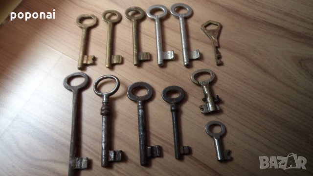 Лот стари ключове, снимка 4 - Антикварни и старинни предмети - 32248836