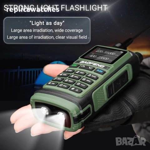 Радиостанции за лов трибандови Baofeng uv17pro, снимка 3 - Екипировка - 43855980