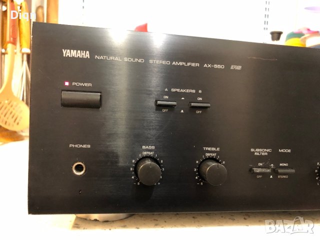 Yamaha AX-550, снимка 4 - Ресийвъри, усилватели, смесителни пултове - 43188364