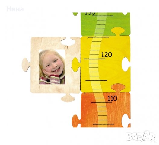 Дървен метър/ пъзел/ декорация, снимка 2 - Мебели за детската стая - 38024715
