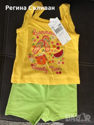 Нов летен комплект , снимка 2 - Комплекти за бебе - 29026767