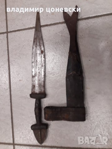 Стара автентична африканска кама, нож, ки, снимка 5 - Антикварни и старинни предмети - 33260320