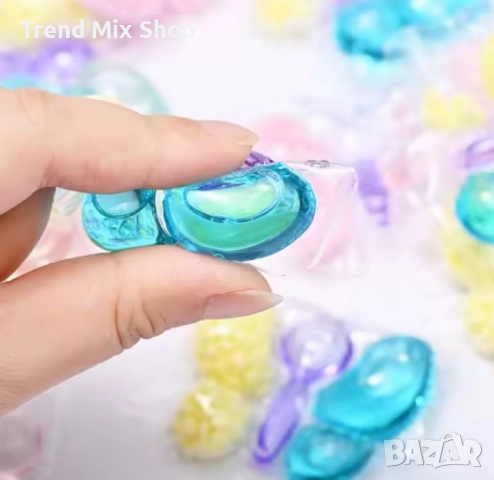 Висококачествени капсули за пране, 5в1, 50бр, снимка 4 - Перилни препарати и омекотители - 49371701