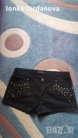 Дънкови,черни панталонки, снимка 1 - Къси панталони и бермуди - 33433093