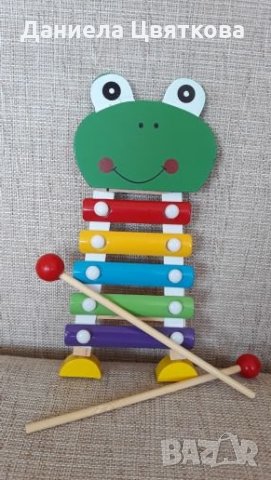 Детски дървен ксилофон, снимка 4 - Образователни игри - 26742993