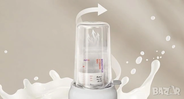 Nuliie Нагревател за мляко и стерилизатор 6в1 с LED дисплей НОВ, снимка 10 - Прибори, съдове, шишета и биберони - 53567081