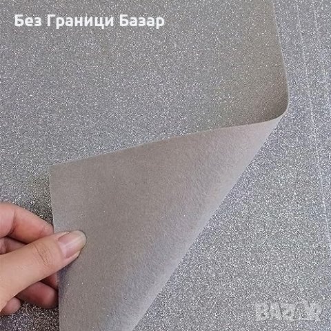 Нов Комплект 5 листа Луксозен Сребрист Филц 30x42см за изкуство и занаяти, снимка 9 - Други - 43500110