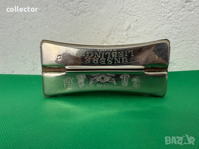Октавна хармоника Hohner Unsere Lieblinge 80-дупки. №7630, снимка 5 - Антикварни и старинни предмети - 52489637