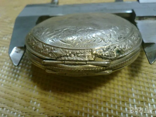 СРЕБЪРЕН ТУРСКИ ДЖОБЕН ЧАСОВНИК, снимка 8 - Антикварни и старинни предмети - 49430743