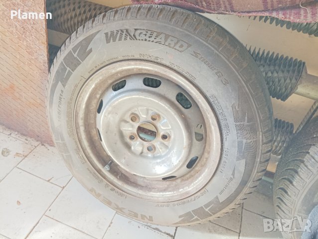 Зимни гуми Nexen 185/70R14 88T DOT 2322 на железни джанти за Subaru, снимка 8 - Гуми и джанти - 44001175