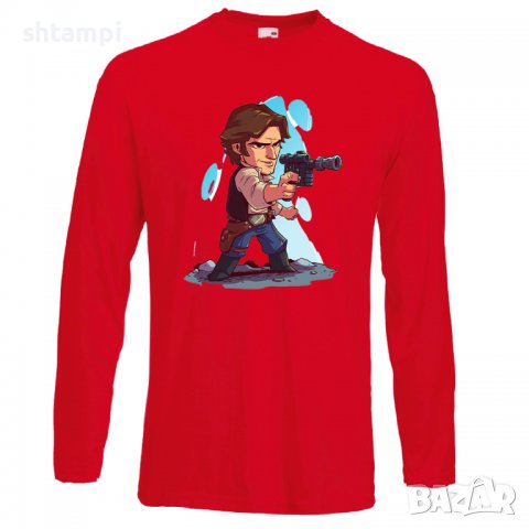 Мъжка тениска Star Wars Han Solo Star Wars Игра,Изненада,Подарък,Геймър, , снимка 6 - Тениски - 36809191