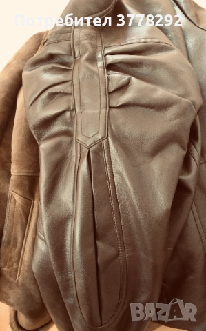 Яке-шубка Дамско от естествена, мека кожа ГО до 130 см, р-р L-XL, без забележки, 35 лв, снимка 3 - Якета - 51997101