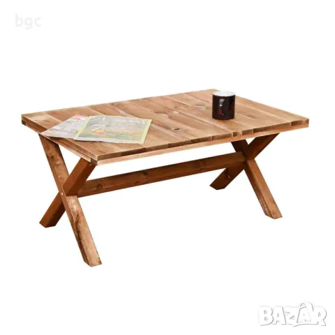Маса за кафе Всекидневна Heinner Home, 90x60 см, Борово дърво ЕСТЕСТВЕНО ДЪРВО!