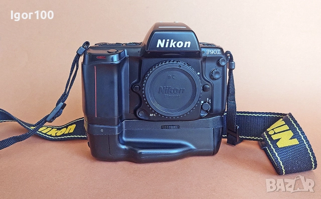 NIKON F90X - body + grip, снимка 1