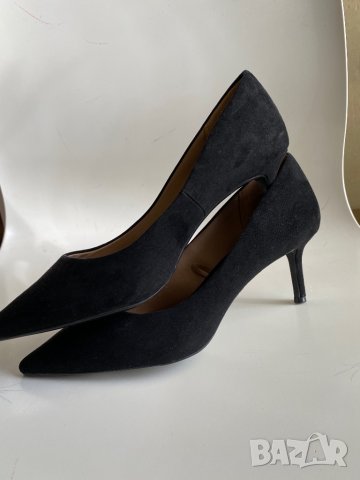 Черни обувки на токчета НМ, N40, снимка 4 - Дамски елегантни обувки - 38232541