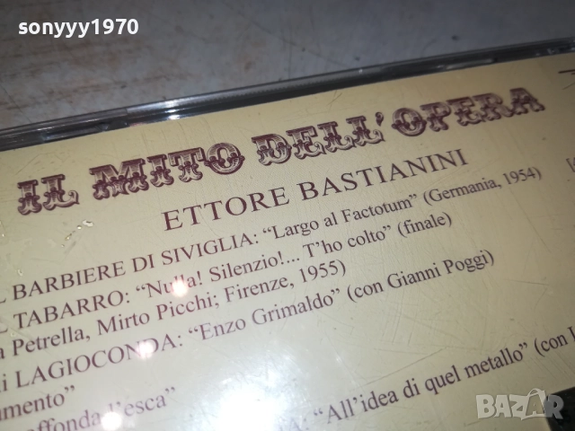 ETTORE BASTIANINI-ORIGINAL CD MADE IN ITALY 0109251128, снимка 13 - CD дискове - 51562150