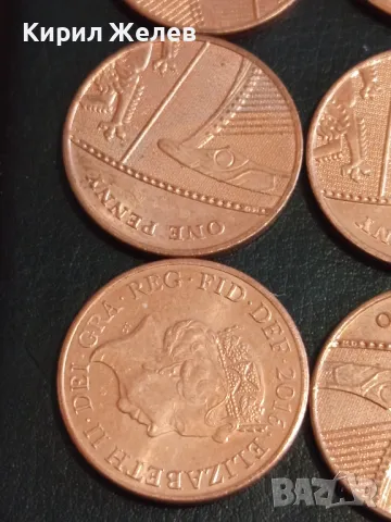 Лот монети 15 броя 1 пени Англия различни години за КОЛЕКЦИЯ 39866, снимка 5 - Нумизматика и бонистика - 49165029