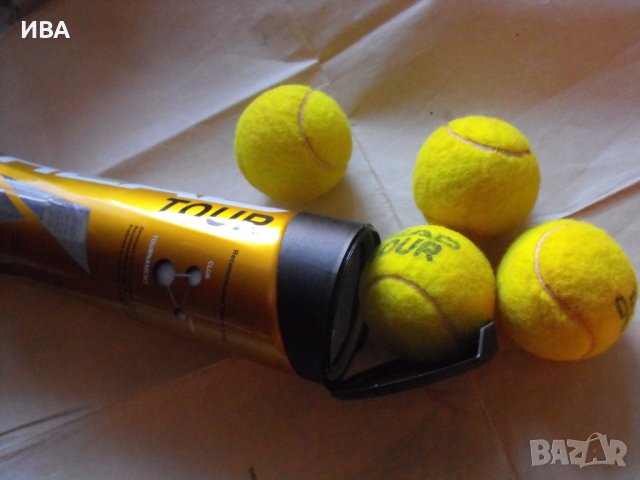 4 бр. топки за тенис HEAD., снимка 1 - Тенис - 43863019