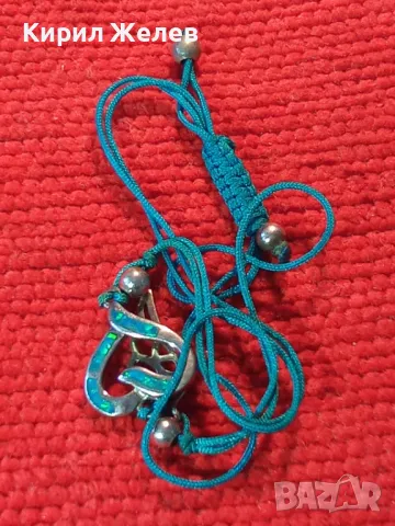 НЕЖНА ФЕШЪН АРТ МАРКОВА СРЕБЪРНА ГРИВНА СРЕБРО 925 с КРАСИВ АРЛЕКИН ОПАЛ ФИНА РЪЧНА ИЗРАБОТКА 46797, снимка 12 - Гривни - 46424357