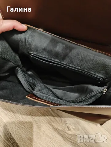 Чанта от естествена кожа, снимка 6 - Чанти - 50380963