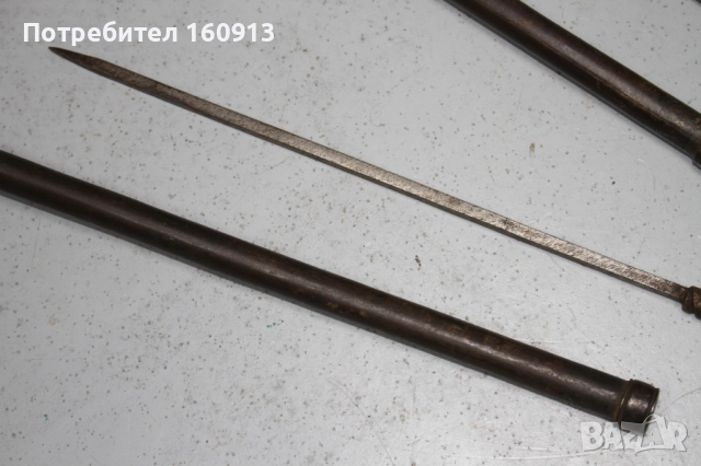 Ислямски Османски Индо-персийски Бойни Брадви с Шиш. Сет., снимка 8 - Антикварни и старинни предмети - 51443401