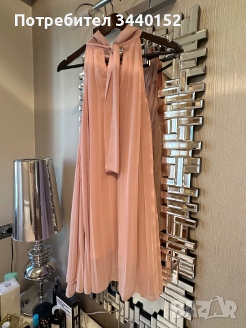 Рокля, розово соле