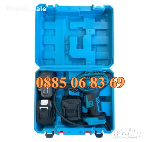 Акумулаторен компресор за гуми с 2 батерии 36V 8,0Ah, снимка 3 - Аксесоари и консумативи - 49310893