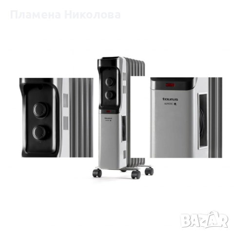 Маслен радиатор с термостат, TAURUS - 1500W-Ликвидация, снимка 3 - Радиатори - 51449793