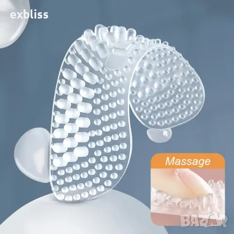 Прозрачни стелки за защита на пети 2бр., снимка 3 - Други - 49741195