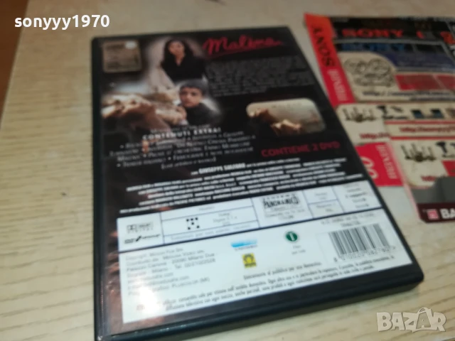 MALENA X2 ORIGINAL DVD-ВНОС ITALY 1808251525, снимка 5 - DVD филми - 51405442