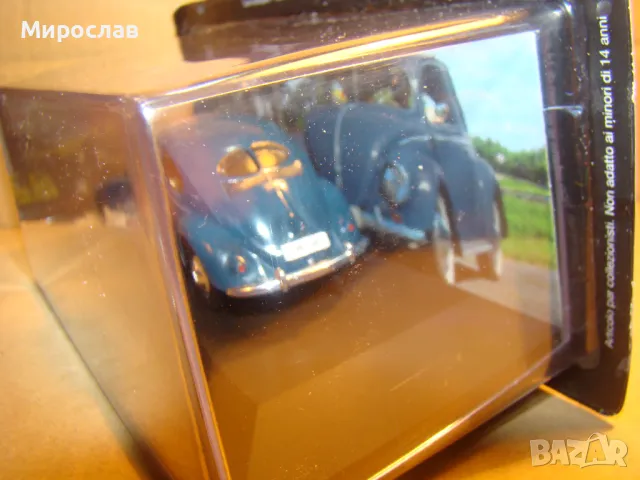 1:43 VW КОСТЕНУРКА БРЪМБАР МОДЕЛ КОЛИЧКА ИГРАЧКА, снимка 4 - Колекции - 48981657