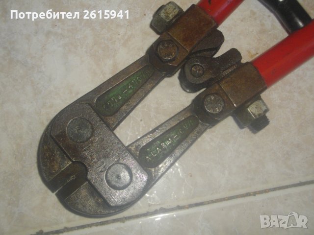 Немска Профи Ръчна Ножица Рязане Арматура-Различни-Старо Качество-От Стария Материал-Отлично Състоян, снимка 15 - Други инструменти - 43743611