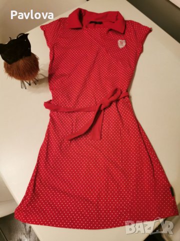 Рокля в червено, снимка 1