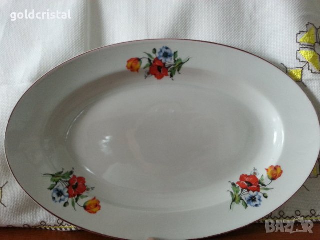 Български порцелан плато 