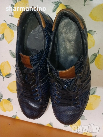 Invinci Italy сникърси N 46 кожени, снимка 5 - Маратонки - 53469798