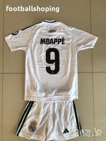 Комплект дълъг с къс екип Реал М. и Мбапе 10 2025 БГ производство, снимка 10 - Детски комплекти - 47690948