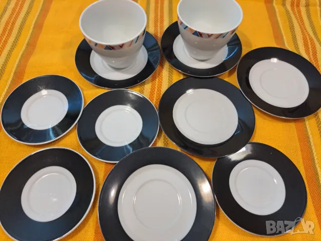 Domestic - Чинийки и 2 чаши, снимка 2 - Чинии - 47322688