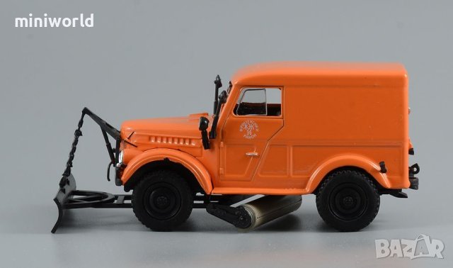 ГАЗ 69 Т3 тротоар-полагаща 1960 - мащаб 1:43 на DeAgostini моделът е нов в блистер, снимка 5 - Колекции - 42986376