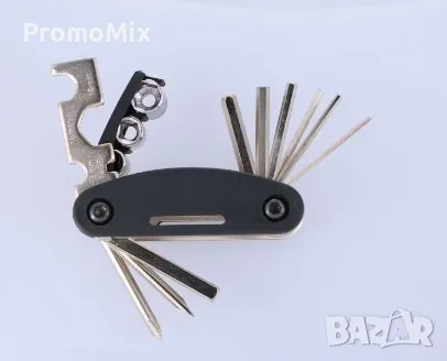 Мултитул 15в1 Bicycle Buddy Мини инструмент за велосипед Комплект с ключове, снимка 2 - Велосипеди - 47593016