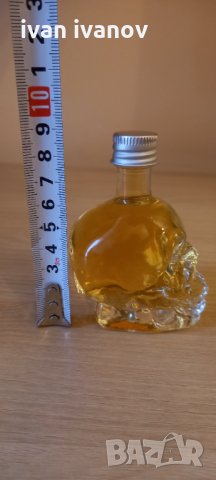 Стъклена бутилка череп, снимка 7 - Декорация за дома - 33432239