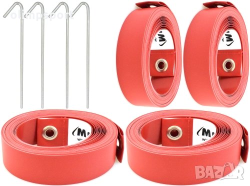 Ленти – линии за очертаване на игрище за плажен волейбол нови. Комплектът включва 2 ленти по 16 м и , снимка 2 - Волейбол - 28411334