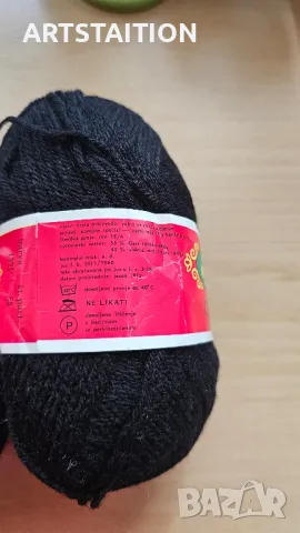 Сетове от черна и сива прежда за плетене , снимка 3 - Рокли - 49946702