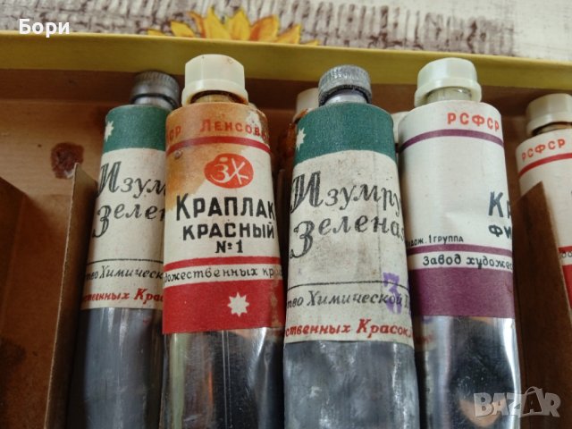 Стари маслени бои Ленинград 1951-1954г, снимка 5 - Други ценни предмети - 40846437