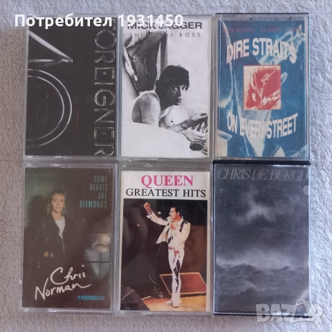 касетки за касетофон 6бр